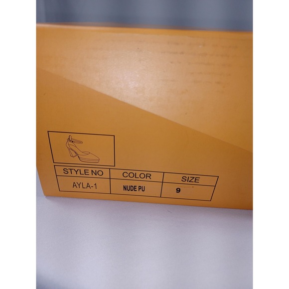 Chase + Chloe Shoes Womens Size 9 Ayla-1 Platform Heels Ankle‎ Strap Dress - Picture 4 of 13